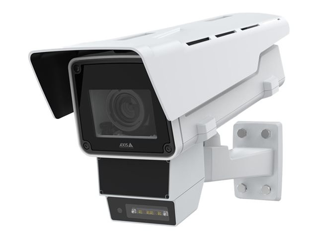 AXIS Q1656-DLE - Network surveillance camera - box - outdoor - weather resistant / impact resistant - colour (Day&Night) - 4 MP - 2688 x 1512 - i-CS-mount - vari-focal - audio - GbE - MPEG-4 Part 10, AVC, H.265, MPEG-H Part 2, HEVC, MJPEG, H.264B, H.264M, H.264H - DC 10 - 28 V / PoE Plus Class 4