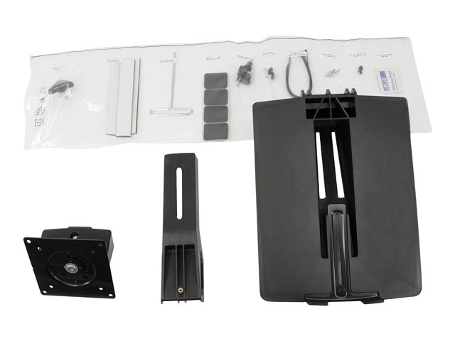 Ergotron WorkFit - Mounting component (conversion kit) - for 2 LCD displays / notebook - black - screen size: up to 24\" - for P/N: 24-196-055, 33-340-200