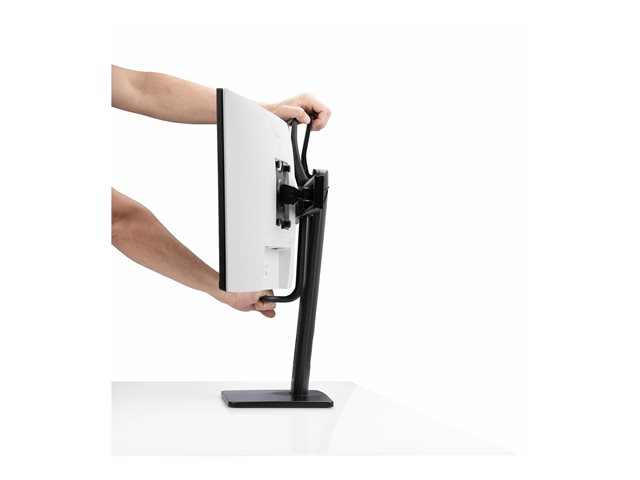 StarTech.com Crossbar Dual Monitor Desk Stand, Double 27inch Screens/VESA - Stand - for 2 monitors - plastic, aluminium, steel - black - screen size: 17\"-27\" - desktop stand