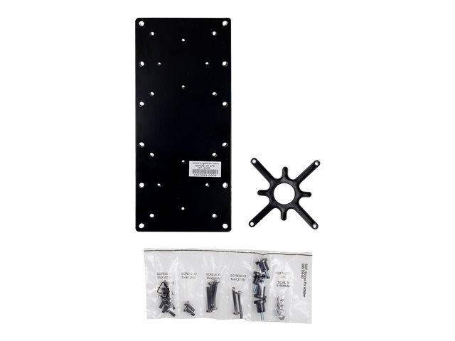 Ergotron - Mounting component (recess spacer, bracket) - for LCD display - tall-user kit - solid steel - black - workstation mountable