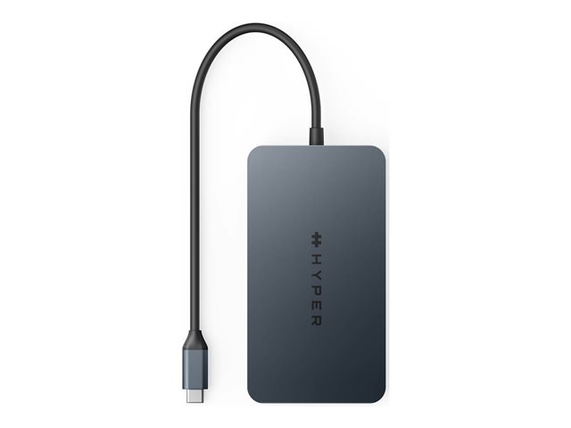HYPERDRIVE(R) DUAL HDMI 10-IN1 TRAVEL DOCK FOR M1 MACBOOK (SILICON MOTION)