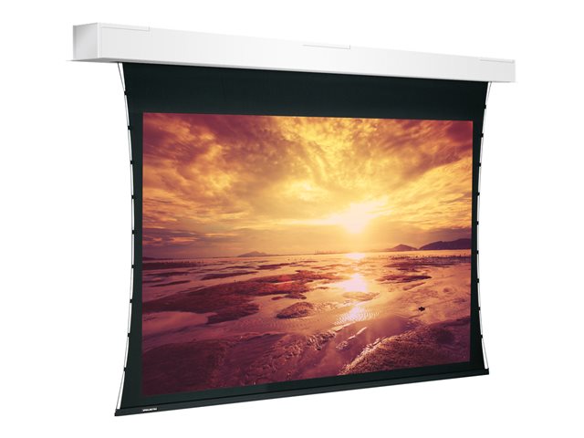 Projecta Tensioned Descender Large Electrol HD Wide Format - Projection screen - in-ceiling mountable - motorised - 230 V - 181\" (460 cm) - 16:10 - HD Progressive 1.3 - RAL 9016, traffic white