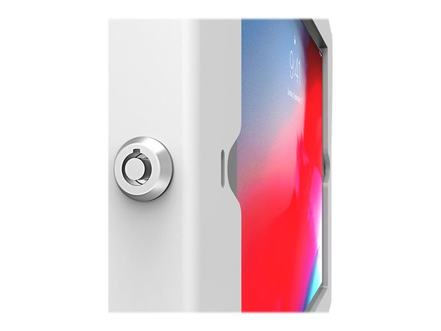 Compulocks iPad 10.2\" Space Enclosure Wall Mount - Enclosure - for tablet - lockable - high-grade aluminium - white - screen size: 10.2\" - mounting interface: 100 x 100 mm - wall-mountable - for Apple 10.2-inch iPad (7th generation, 8th generation, 9th generation)