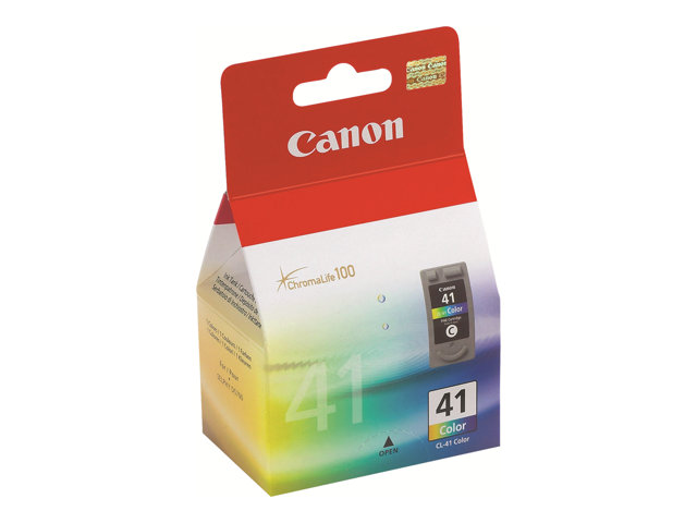 Canon CL-41 - 12 ml - High Yield - colour (cyan, magenta, yellow) - original - ink cartridge - for PIXMA iP1800, iP1900, iP2500, iP2600, MP140, MP190, MP210, MP220, MP470, MX300, MX310