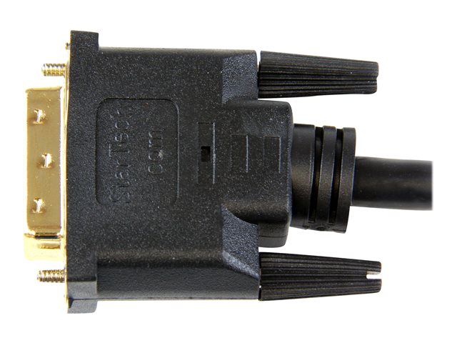 StarTech.com 6ft (1.8m) HDMI to DVI Cable, DVI-D to HDMI Display Cable (1920x1200p), Black, 19 Pin HDMI Male to DVI-D Male Cable Adapter, Digital Monitor Cable, M/M, Single Link - DVI to HDMI Cord (HDMIDVIMM6) - Adapter cable - HDMI male to DVI-D male - 1.83 m - black - for P/N: DK31C3HDPD, DK31C3HDPDUE, MDP2HDEC, ST121HD20FXA, VID2HDCON2, VS424HD4K60