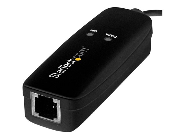 StarTech.com USB 2.0 Fax Modem, 56K External Hardware Dial Up V.92 Modem/Dongle/Adapter, Computer/Laptop Fax Modem, USB to Telephone Jack, USB Data Modem, Network Fax/CMR/POS - 56K V.92 Modem Dongle - Fax / modem - USB - 56 Kbps - K56Flex, V.90, V.92