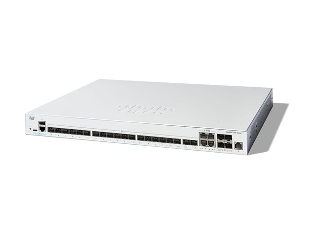 Cisco Catalyst 1300-24XS - Switch - L3 - smart - 24 x 10GBase-X + 4 x combo 10 Gigabit SFP+/RJ-45 - rack-mountable