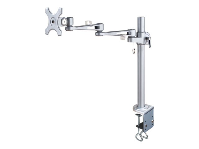 Neomounts FPMA-D935 - Mounting kit - full-motion - for LCD display - silver - screen size: 10\"-30\" - clamp mountable, desk-mountable