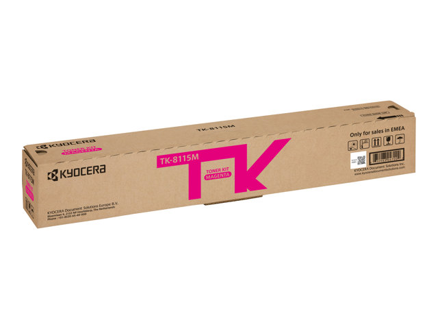 Kyocera TK 8115M - Magenta - original - toner cartridge - for ECOSYS M8124cidn, M8124cidn/KL3, M8130cidn, M8130cidn/KL2, M8130cidn/KL3
