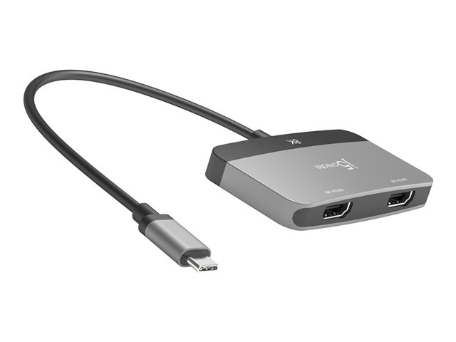 8K USB-C to Dual HDMI Display Adapter