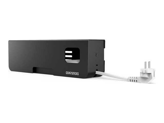Compulocks Security Power Strip EU 5 plugs Black - Power distribution strip - secured - Europe - black