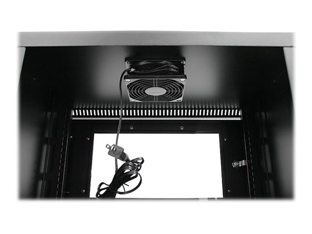 StarTech.com 6U Patch Panel Cabinet - 19in Wall Mount Network Cabinet with Acrylic Door - Data Rack for a Server Room (RK619WALL) - Rack cabinet - wall mountable - black - 6U - 19\"