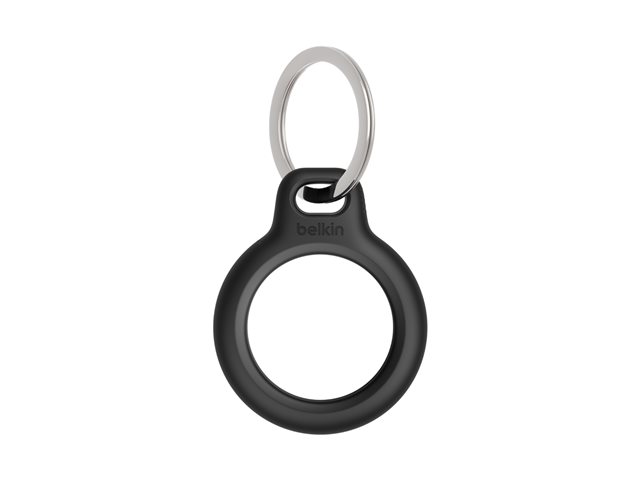 Belkin Secure holder with Keyring for Airtag - 2 Pack Black