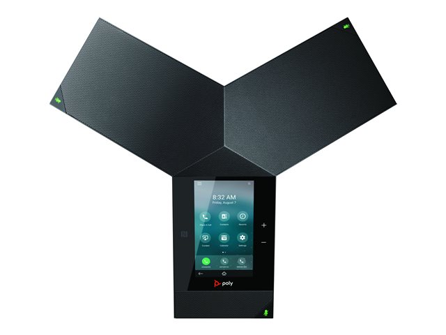 Poly Trio 8800 - Conference VoIP phone - with Bluetooth interface - 5-way call capability - SIP - 3 lines - black
