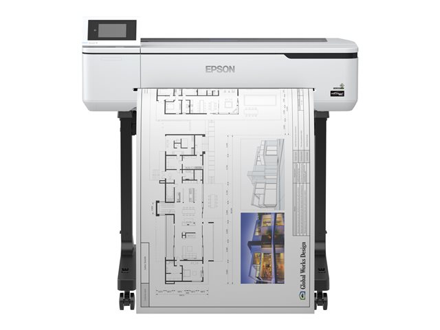 Epson SureColor SC-T3100 - 24\" large-format printer - colour - ink-jet - Roll A1 (61.0 cm) - 2400 x 1200 dpi - Gigabit LAN, Wi-Fi(n), USB 3.0 - cutter