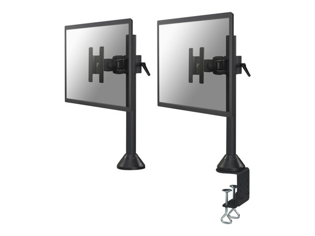 Neomounts FPMA-D965 - Mounting kit - full-motion - for LCD display - black - screen size: 10\"-30\" - clamp mountable, grommet, desk-mountable