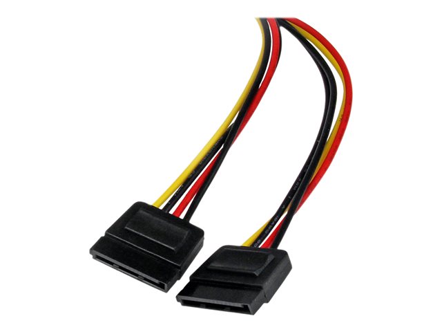 StarTech.com 12in LP4 to 2x SATA Power Y Cable Adapter - Molex to to Dual SATA Power Adapter Splitter - Power adapter - 4 PIN internal power (M) to SATA power (F) - for P/N: BRACKET125PTP, HSB13SATSASB, HSB1SATSASBA, HSB1SATSASVA, HSB43SATSASB, S322M225R