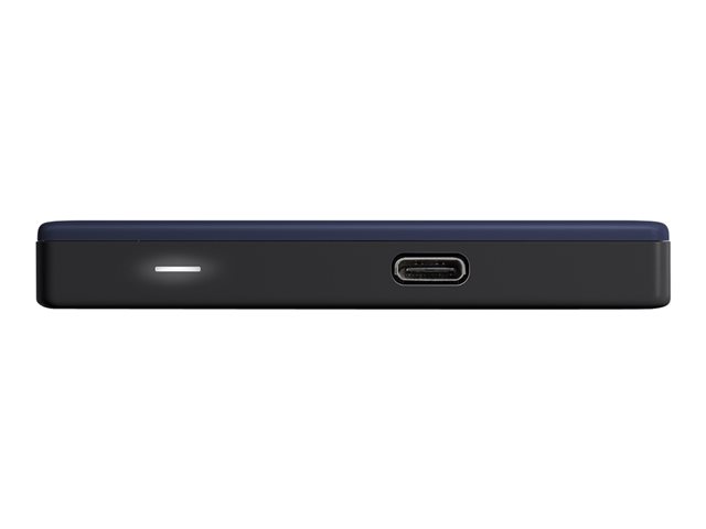 WD My Passport Ultra WDBC3C0020BBL - Hard drive - encrypted - 2 TB - external (portable) - USB 3.0 (USB-C connector) - 256-bit AES - blue