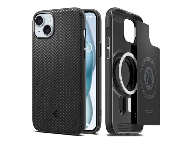 Spigen iPhone 15 Mag Armor MagFit Matte Black