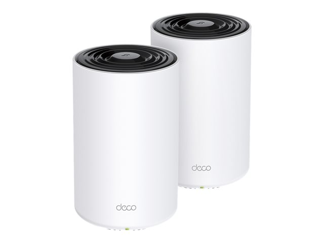 TP-Link Deco PX50 V1 - Wi-Fi system - (2 routers) - up to 4,500 sq.ft - mesh 1GbE, G.hn - Wi-Fi 6 - Dual Band