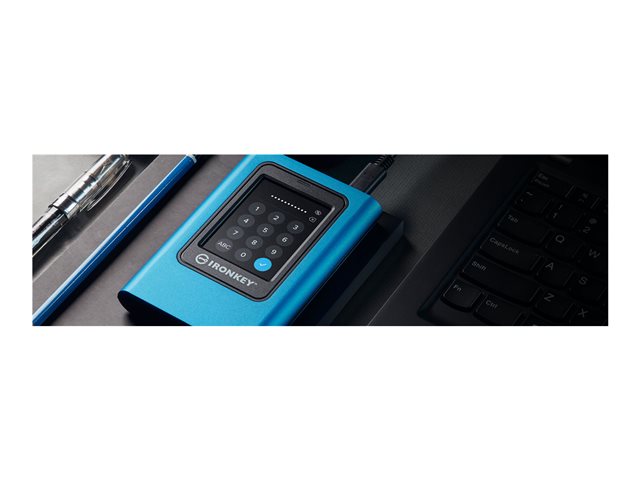 Kingston IronKey Vault Privacy 80 - SSD - encrypted - 960 GB - external (portable) - USB 3.2 Gen 1 (USB-C connector) - 256-bit AES-XTS, FIPS 197 - TAA Compliant