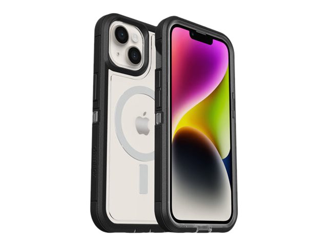 OtterBox Defender XT Apple iPhone 14/iPhone 13 Black Crystal - clear/black - ProPack