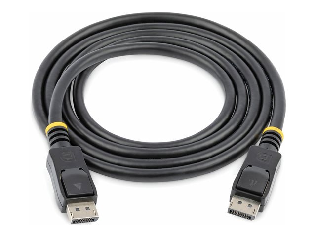 StarTech.com 0.5m Short DisplayPort 1.2 Cable with Latches DisplayPort 4k - DisplayPort cable - DisplayPort (M) to DisplayPort (M) - 50 cm - latched - black