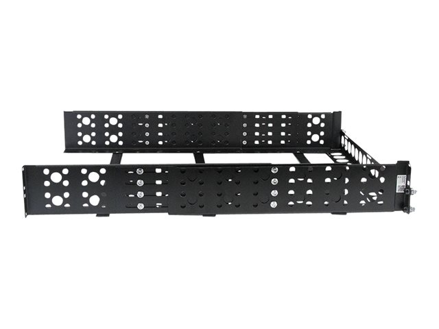 StarTech.com 2U Universal Rack Mount Rails - for 19in Server Rack Enclosure or Cabinet - Adjustable A/V Rack Rails (UNIRAILS2U) - Rack rail - black - 2U - 19\" - for P/N: RK2433BKM, RK2537BKM, RK3236BKF, RK4236BKB, RK4242BK24, RK4242BK30, RKQMCAB12V2