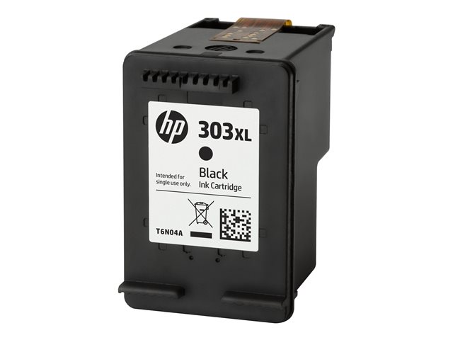 HP 303XL - 12 ml - High Yield - black - original - ink cartridge - for ENVY Photo 62XX, Photo 71XX, Photo 7830, ENVY Inspire 72XX, 79XX