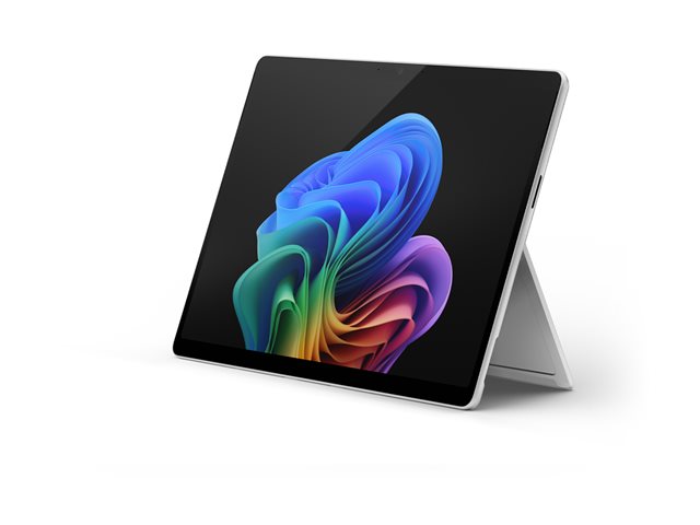 Microsoft Surface Pro Copilot+ PC - 11th Edition - tablet - Snapdragon X Plus - X1P-64-100 / up to 3.4 GHz - Win 11 Pro - Qualcomm Adreno - 16 GB RAM - 256 GB SSD - 13\" touchscreen 2880 x 1920 @ 120 Hz - Bluetooth, Wi-Fi 7 - 5G NR - platinum