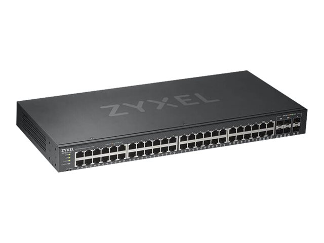 Zyxel GS1920-48v2 - Switch - smart - 48 x 10/100/1000 + 4 x combo Gigabit SFP + 2 x Gigabit SFP - rack-mountable