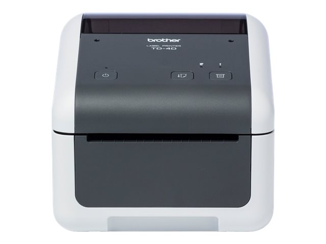 Brother TD-4520DN - Label printer - direct thermal - Roll (11.8 cm) - 300 x 300 dpi - up to 152 mm/sec - USB 2.0, LAN, serial - grey, white