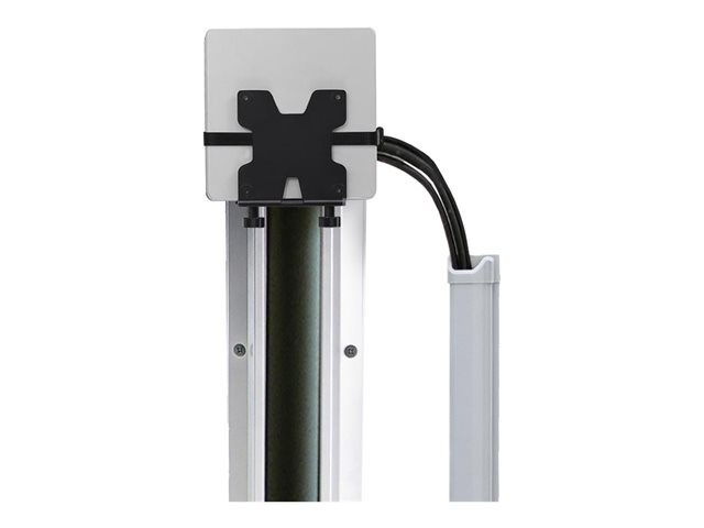 Ergotron - Mini PC mount - under-desk mountable, pole mountable, wall track mountable, VESA bracket mountable - black - for Ergotron NX, LX Dual Side-by-Side Arm