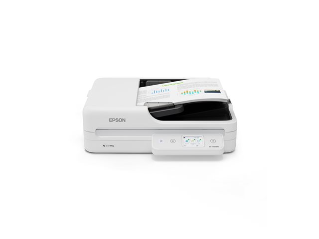 Epson WorkForce DS-1760WN - Document scanner - Duplex - 215.9 x 5588 mm - 1200 dpi x 1200 dpi - up to 30 ppm (mono) / up to 30 ppm (colour) - ADF (60 sheets) - up to 3000 scans per day - USB 2.0, Wi-Fi, Gigabit LAN