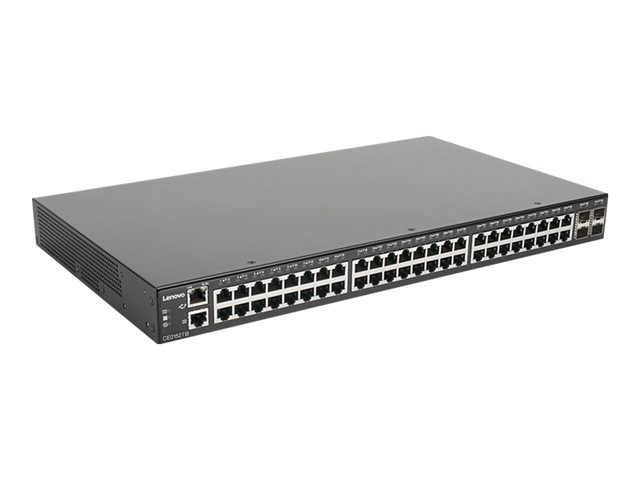 Lenovo CE0152TB 7Z35 - Switch - L3 - Managed - 48 x 100/1000/10000 + 4 x 1 Gigabit / 10 Gigabit SFP+ - side to side airflow - rack-mountable - for ThinkAgile HX3721 Certified Node 7Y88