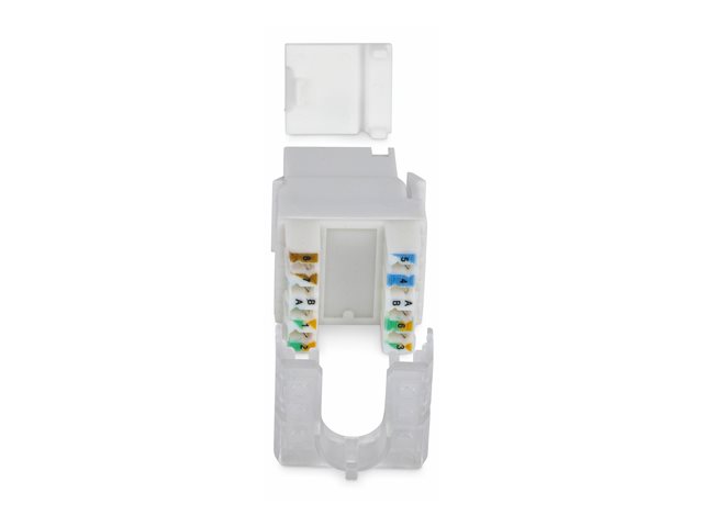 Cat6 Keystone Jack 24-Pack 180-Deg