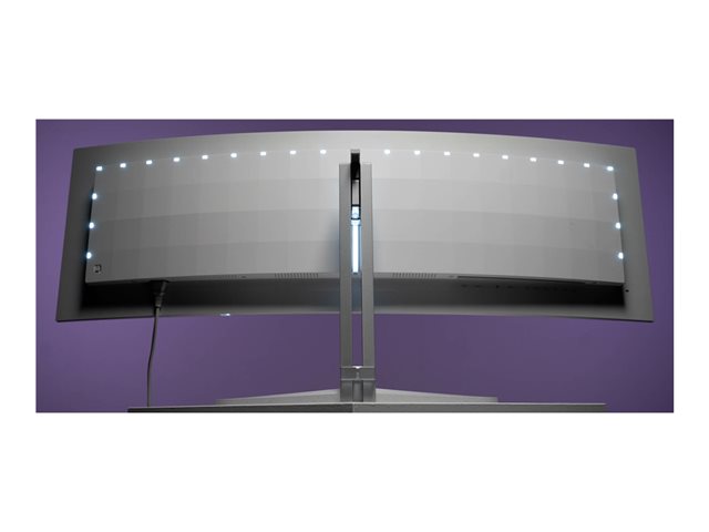 Philips Evnia 8000 49M2C8900 - OLED monitor - gaming - curved - 49\" (48.9\" viewable) - 5120 x 1440 Dual Quad HD @ 240 Hz - 1000 cd/m² - 15000000:1 - DisplayHDR 400 True Black - 0.03 ms - 2xHDMI, DisplayPort, USB-C - speakers - textured white
