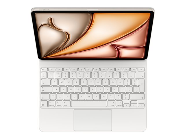 Apple Magic Keyboard - Keyboard and folio case - with trackpad - Apple Smart connector - QWERTY - Spanish - for Apple 13-inch iPad Air M2 Wi-Fi, M2 Wi-Fi + Cellular, M3 Wi-Fi, M3 Wi-Fi + Cellular
