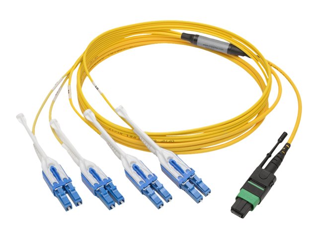 MTP/MPO APC to 4xLC UPC Singlemode B