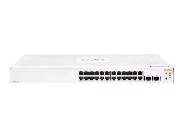 HPE Networking Instant On 1830 24G 2SFP Switch - Switch - smart - 24 x 10/100/1000 + 2 x Gigabit SFP - desktop, rack-mountable