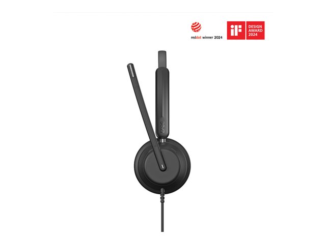 EPOS IMPACT 730T - Headset - op oor - met bekabeling - USB-C - zwart - gecertificeerd voor Microsoft Teams