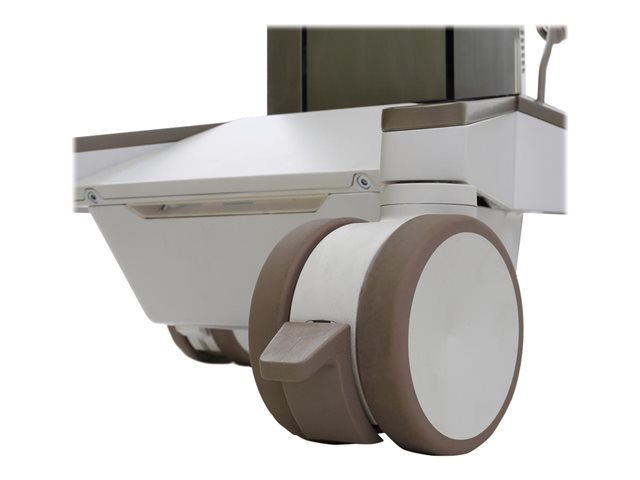 Ergotron CareFit Pro - Cart - Electric Lift - for LCD display / PC equipment - lockable - medical - white, warm grey - screen size: up to 27\" - 320 Wh - lithium iron phosphate - TAA Compliant