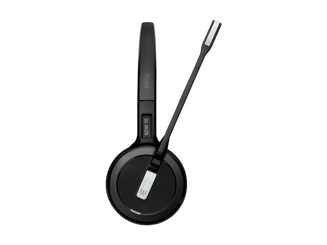 EPOS IMPACT SDW 5011 - 5000 Series - headset - on-ear - convertible - DECT - wireless - USB - black - Certified for Skype for Business, Optimised for UC