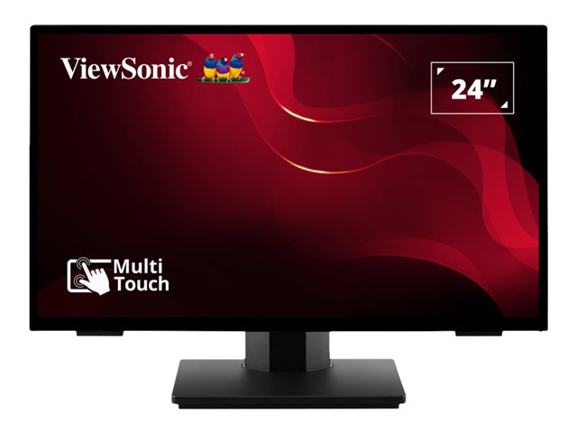 ViewSonic LED touch monitor TD2456 24IN Full HD 250 nits resp 7ms incl 2x2W speakers capacitive touch