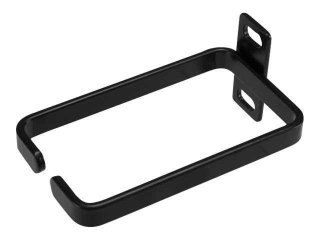 StarTech.com 1U Vertical 2.2 x 3.9in Server Rack Cable Management D-Ring Hook w/ Flexible Opening - Network Rack-Mount Cord Organizer Ring (CMHOOK1U) - Cable management ring - black - 1U - for P/N: RACK-18U-20-WALL-OA, RACK-21U-20-WALL-OA, RACK-24U-20-WALL-OA, RK3236BKF, RKQMCAB12V2