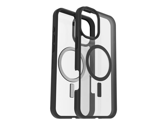 OtterBox React MagSafe Apple iPhone 16 Plus Black Crystal - clear/black - ProPack