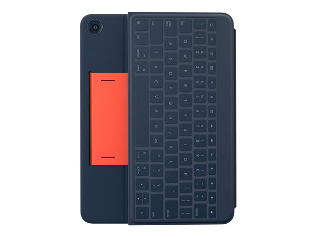 Logitech Rugged Combo 3 For Education - Keyboard and folio case - Apple Smart connector - QWERTZ - Swiss - K-12 education - for Apple 10.2-inch iPad (7th generation, 8th generation, 9th generation)