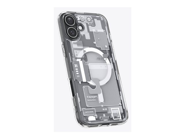 Spigen iPhone 16 Ultra Hybrid MagFit Hearts White Pink