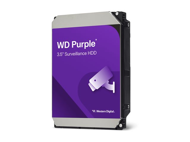 WD Purple-harddrive voor beveiliging 