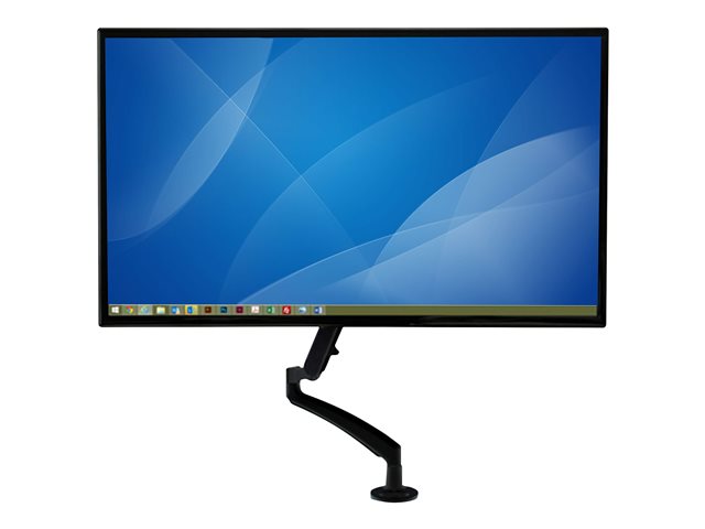 StarTech.com Desk Clamp Monitor Mount - Adjustable - Supports Monitors 12\" to 34\" - Full Motion Slim VESA Mount Monitor Arm - Desk & Grommet Clamp -Black (ARMSLIM) - Mounting kit - adjustable arm - for LCD display - plastic, steel - black - screen size: 12\"-34\" - desk-mountable - for P/N: ARMSTS, ARMSTSLG, STSCART